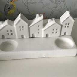 Ceramic Pottery Houses - New Tea Light Holder Candle Studio Ware Ornament Home Decor House Warming Birthday Gift - thumbnail 3