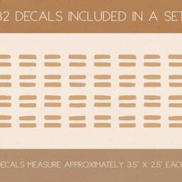 Double Line Wall Decals - Modern Stickers, Boho Nursery Decor, Kids Room Art, Scandinavian Home Decor - thumbnail 2