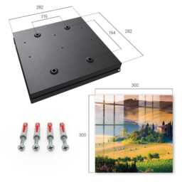 Tuscan Idyll Wall Mounted Key Cabinet, Yellow Industrial Box, Photographic Landscapes, For Lovers Of Nature & Peace - thumbnail 4