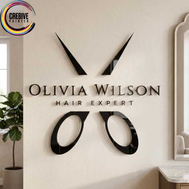 Custom 3D Acrylic Business Logo Sign, Wall Art Decor - image 1