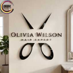 Custom 3D Acrylic Business Logo Sign, Wall Art Decor - thumbnail 1