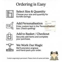 Personalized Engraved Wooden Photo Frame, Grandparents Gift 5x7 - thumbnail 4