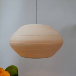 Porcelain Mushroom Ball With Spirals, Pendant Light - thumbnail 2