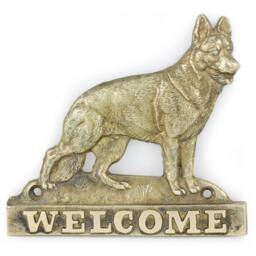 German Shepherd, Dog Welcome, Hanging Decoration, Limited Edition, Artdog - thumbnail 2