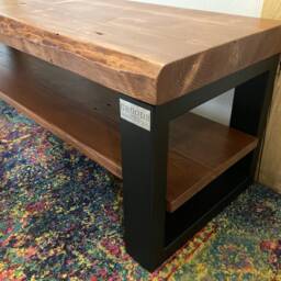 Tv Stand/Console Reclaimed Wood Console Antique Wood Media - thumbnail 2