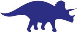 The Age Of Dinosaurs - Triceratops Vinyl Wall Decal - thumbnail 1