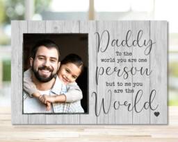 Gift For Dad, Father's Day Gift, First Fathers Day, Daddy Photo New Dad Custom Frame