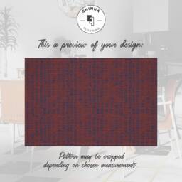 Faded Marie Vinyl PVC Mat, Rug, Boho Floor Decor, Home Rugs For Living Room #37G - thumbnail 3
