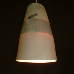 Sky, Porcelain Mixed With Gray, Pendant Light, Hanging Lamp - thumbnail 2