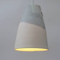 Sky, Porcelain Mixed With Gray, Pendant Light, Hanging Lamp - thumbnail 3