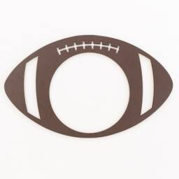 Wood Foot Ball Marker, Sports Milestone Blanket Month Baby Shower Gift, Photo Prop, Keepsake - thumbnail 2