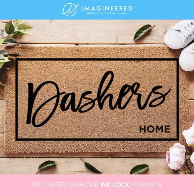 Housewarming Welcome Mat - Home Doormat Personalized Family Name Door New Gift Closing Porch Decorations - image 1