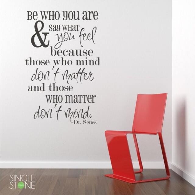 Nursery Be Who You Are Wall Decals Quote - Vinyl Words Custom Home Decor - image 1