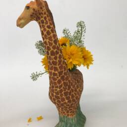 Giraffe Vase, Animal Sculpture, Fish Decor , Home - thumbnail 3