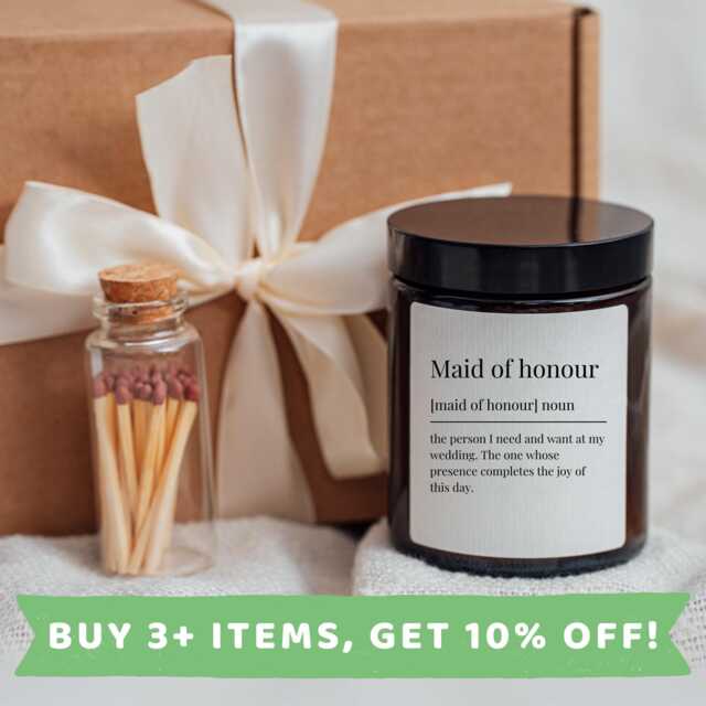 Maid Of Honour Candle Gift Set Proposal Will You Be My Honor Gifts - image 1