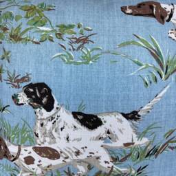 Schumacher Luxury Designer Pointers Sky Blue Cushion Pillow Cover - thumbnail 4