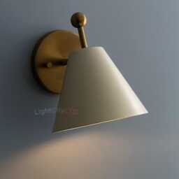 Mid-Century Wall Lamp Light Handmade Brass Pivot Sconce - thumbnail 3