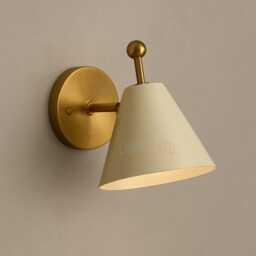 Mid-Century Wall Lamp Light Handmade Brass Pivot Sconce - thumbnail 2