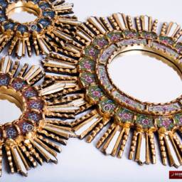"Sunburst Wall Mirrors Set 3 " - thumbnail 4
