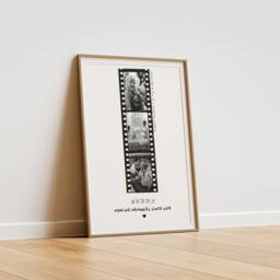 Personalised Dad Birthday Present - Unique Photo Gift Polaroid Filmstrip Disposable Custom Father's Day Print - thumbnail 3