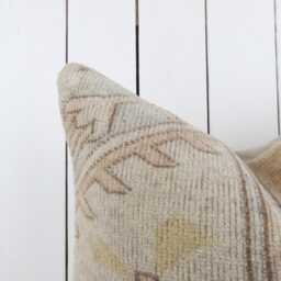 Turkish Kilim Pillow Cover Vintage Anatolian Home Decor - 20x20 Inch - thumbnail 3