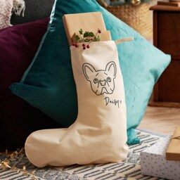 Personalised Dog Christmas Stocking - thumbnail 1