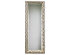 Long Champagne Silver Mirror Classic Antique Italian Style - Made in Italy Full Length Leaf Wall Leaner Mirror # 6070 - thumbnail 1