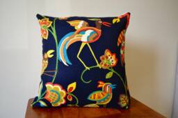 Duralee Fabrics Vintage Tropical Birds Pillow - thumbnail 1