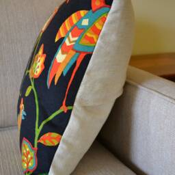 Duralee Fabrics Vintage Tropical Birds Pillow - thumbnail 4