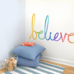 Believe - Fabric Wall Decal Color Story Mej - thumbnail 3
