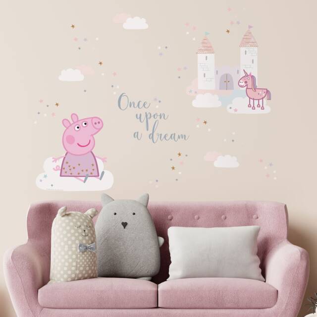 Peppa Pig Once Upon A Dream Wall Sticker, Decal - image 1