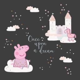 Peppa Pig Once Upon A Dream Wall Sticker, Decal - thumbnail 3
