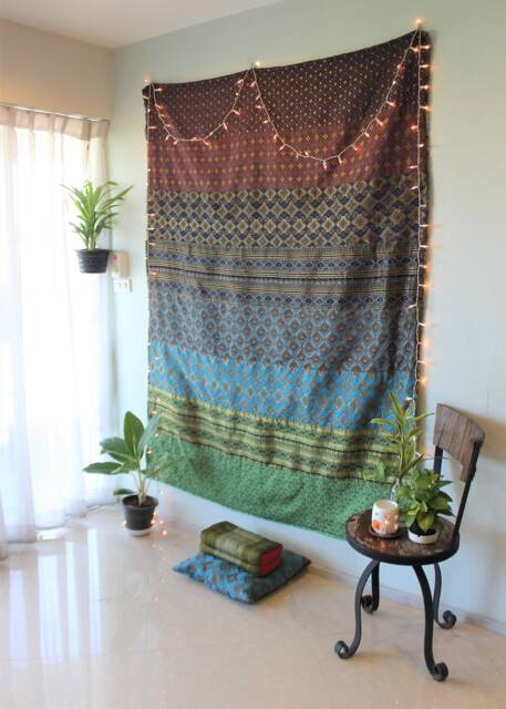 Ocean Inspired Wall Decor - Jewel Tones Tapestry Green Blue Purple Hanging Altar Large Hippie - image 1