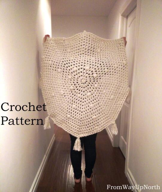 Crochet Pattern The Lunar Chunky Blanket-Rug - image 1