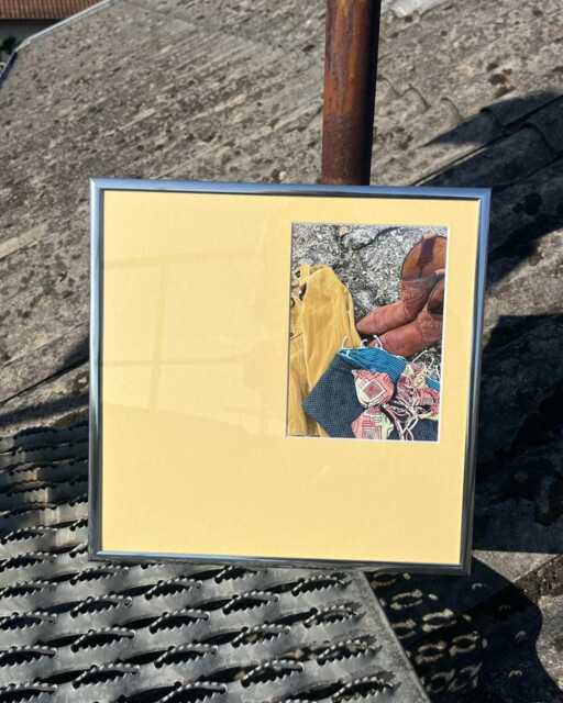 Colorful & Personalized 30x30 Square Photo Frame With Original Offset Window - image 1