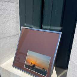 Colorful & Personalized 30x30 Square Photo Frame With Original Offset Window - thumbnail 2