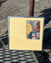 Colorful & Personalized 30x30 Square Photo Frame With Original Offset Window - thumbnail 1