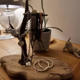 Antler Jewellery Holder Rustic Handmade - thumbnail 2
