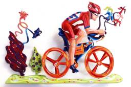 Bicycle, Bike, Metal Sculpture, Unique Decor, Bike Parts