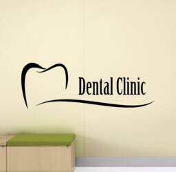 Dental Clinic Poster Sign Wall Decal Dentist Office Tooth Stomatology Teeth Window Mural Gift Vinyl Sticker Decor Art Print S226
