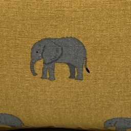 Elephant Cushion, Mustard Yellow, Sophie Allport Design - thumbnail 3