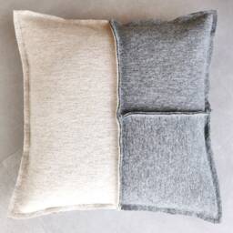 Netflix Buddy Lino Decorative Cushion Wool Sofa Throw Pillow Soft Boiled Wool Made Of Pure New Wool Boho Country Style Nordic - thumbnail 2