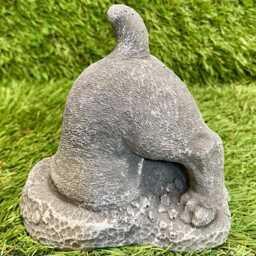 Small Concrete Digging Dog Garden Ornament Outdoor Lawn Sculpture Frost Protected - thumbnail 1