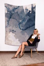 Ink Splatter - Wall Tapestry Tapestry Boho Hangings Wanderlust Bohemian Home Decor Dorm T#15 - thumbnail 1
