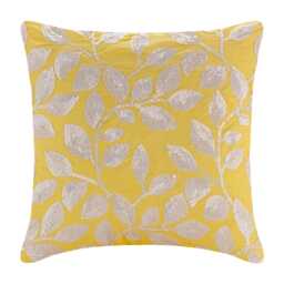 "Sofa Throw Pillow Large Yellow Luxury 24""x24""/26""x26" - thumbnail 1