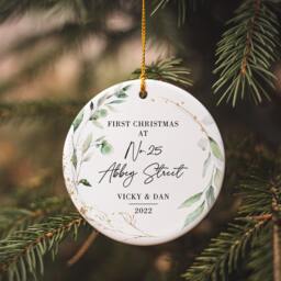 Personalized First Home Ornament New Keepsake, Christmas 2024 - thumbnail 2