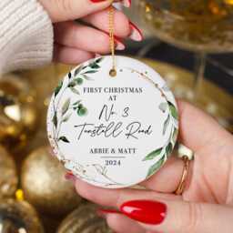 Personalized First Home Ornament New Keepsake, Christmas 2024 - thumbnail 3