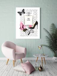 Fashion Wall Art, Decor, Vanity Canvas Print, High Art Fashion, Brand - thumbnail 1