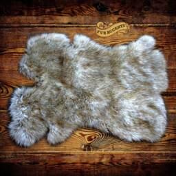 Plush Faux Fur Area Rug - Shaggy Sheepskin Pelt Design - thumbnail 1