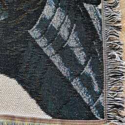 Berserk Guts Vs Zodd Woven Blanket Tapestry - 100% Cotton Anime Manga Decor - thumbnail 3